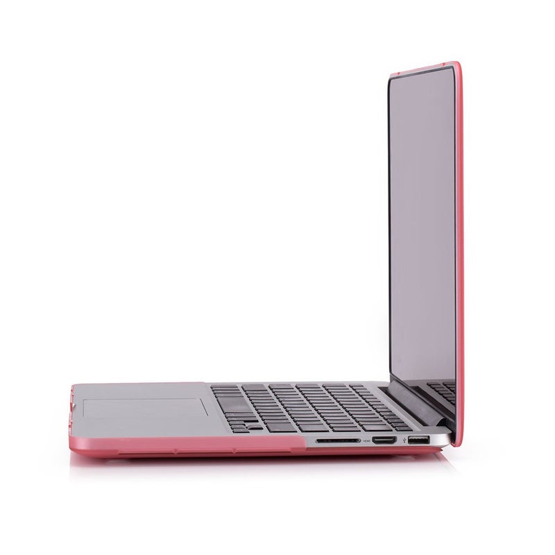 RUBAN Case Compatible with MacBook Pro 13 inch 2015 2014 2013 2012 (A1502 & A1425 Models), Plastic Hard Shell Case & Keyboard Cover for Old Version MacBook Pro Retina 13 Inch, Pink - Image 5